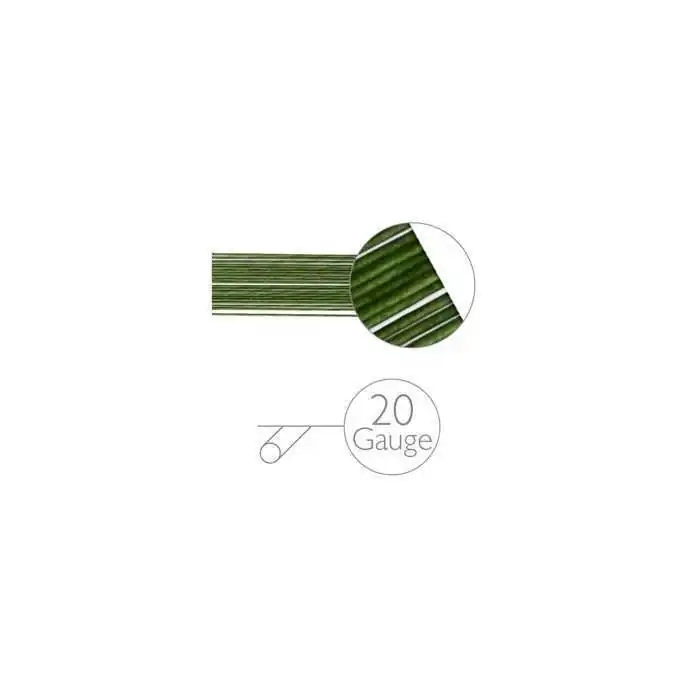 CF. 20 STELI PER FIORI N.20 VERDI MODECOR Accessori Dummy Polistirolo