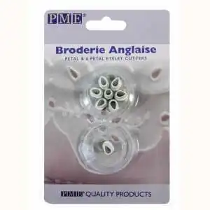 TAGLIAPASTA RICAMI INGLESI SINGOLO & STAMPINI PETALI 2