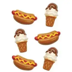 STAMPO CIOCCO-CANDY HOT DOG E GELATO WILTON 2
