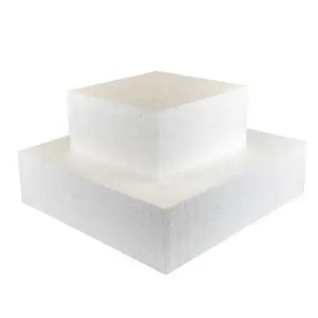 BASE POLISTIROLO QUADRATA 10X10X7H CM FUNCAKES Accessori Dummy Polistirolo FUNCAKES
