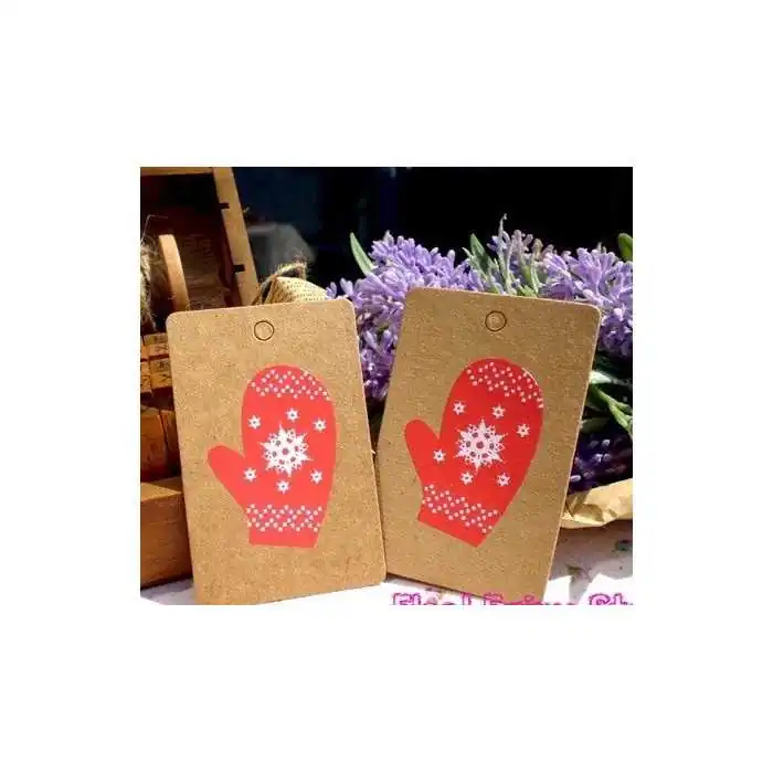 TAG ETICHETTE GUANTI NATALE (5PZ)