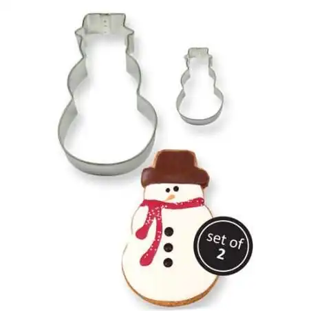 SET 2 TAGLIAPASTA PUPAZZO DI NEVE PME