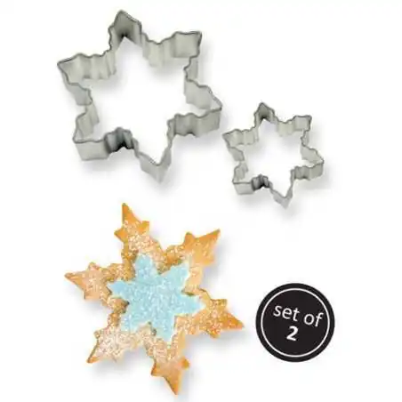 SET 2 TAGLIAPASTA FIOCCO DI NEVE PME