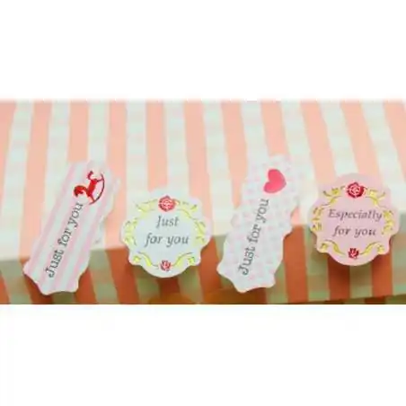 STICKERS ADESIVI  JUST FOR YOU CLASSIC (20PZ)