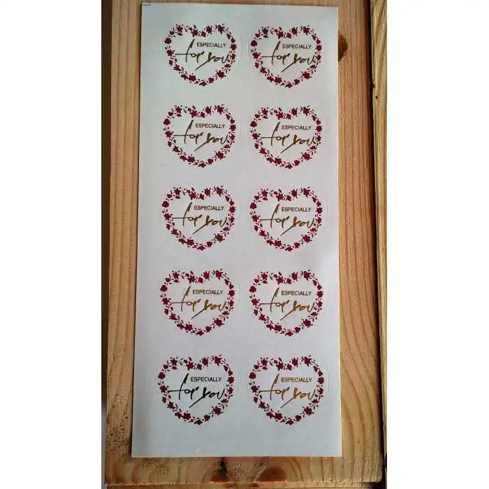 STICKERS ADESIVI EXPECIALLY FOR YOU LOVE (10PZ)