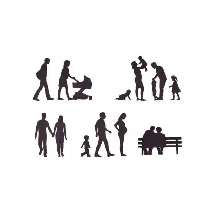 TAGLIAPASTA FAMIGLIA SILHOUETTE PATCHWORK
