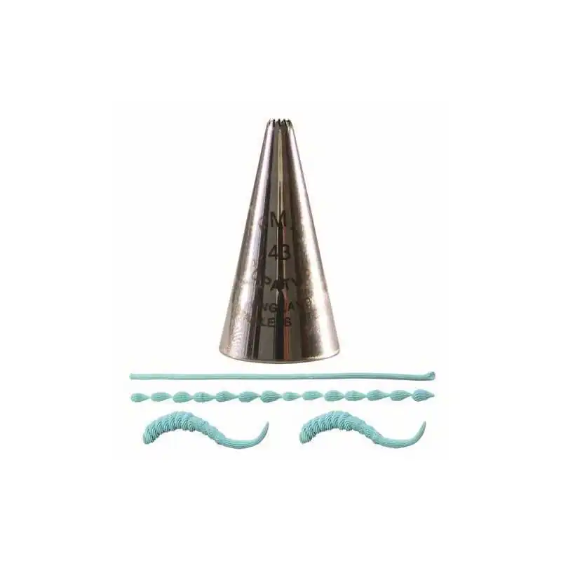 BECCUCCIO N.43 CORDA PME SUPATUBE Decorazioni dolci e Cupcakes con Sac a Poche