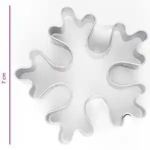 TAGLIABISCOTTI FROZEN CRISTALLO DI NEVE (7CM) 2