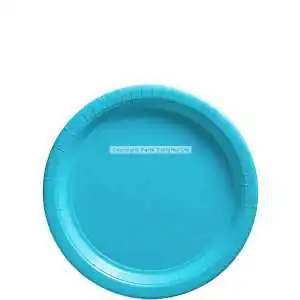 PIATTINI DI CARTA TURCHESE DESSERT PARTY 18CM (8PZ)