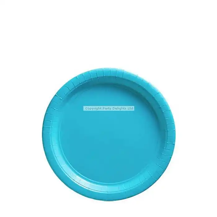 PIATTINI DI CARTA TURCHESE DESSERT PARTY 18CM (8PZ)