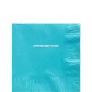 TOVAGLIOLINI DI CARTA TURCHESE PARTY 25CM (20PZ)