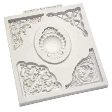 STAMPO SILICONE CORNICI DECORATE  E CAMEO KATY SUE