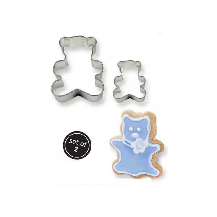 SET 2 TAGLIABISCOTTI ORSETTO PME TEDDY
