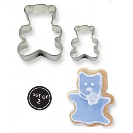 SET 2 TAGLIABISCOTTI ORSETTO PME TEDDY
