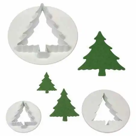 SET 3 TAGLIAPASTA ALBERO DI NATALE PME