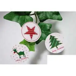 STICKERS ADESIVI  MERRY CHRISTMAS (24PZ) 2