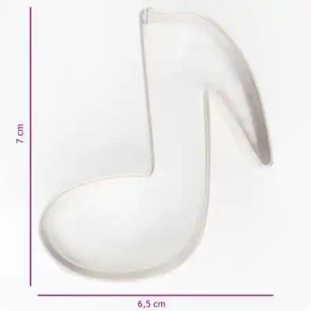TAGLIABISCOTTI NOTA MUSICALE (7 CM)