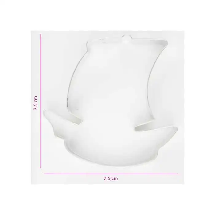 TAGLIABISCOTTI NAVE DEI PIRATI (7,5 CM)