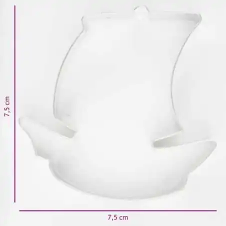 TAGLIABISCOTTI NAVE DEI PIRATI (7,5 CM)
