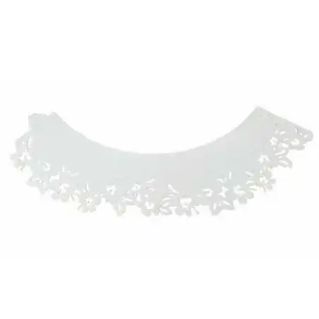 WRAPPERS FIORI BIANCHI CUPCAKE PME (12PZ)