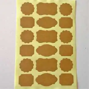 STICKERS ADESIVI CORNICI AVANA (18PZ)