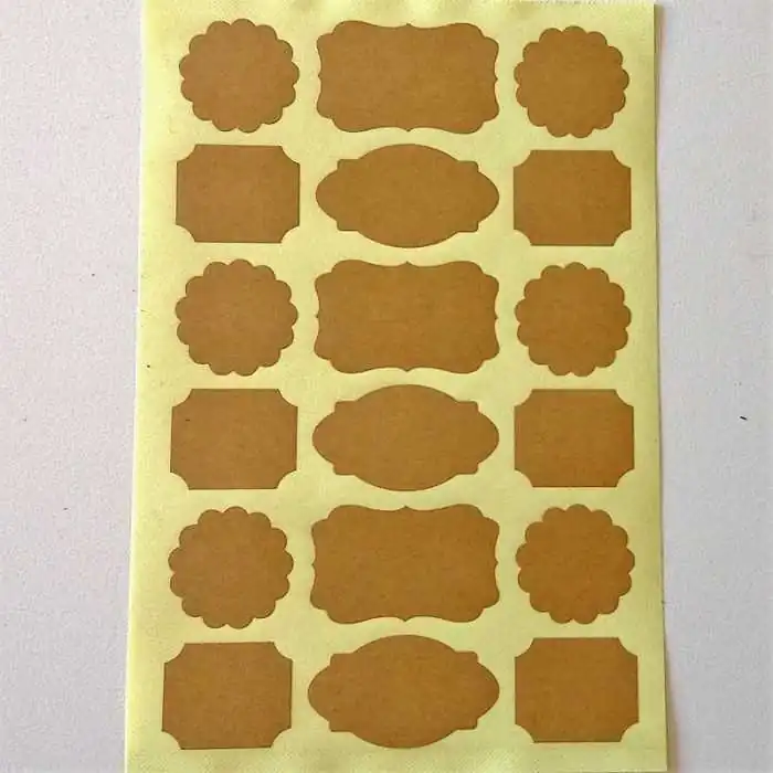 STICKERS ADESIVI CORNICI AVANA (18PZ)