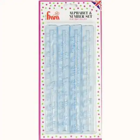 TAGLIAPASTA ALFABETO E NUMERI MAIUSCOLO ITALIC TAPPITS FMM