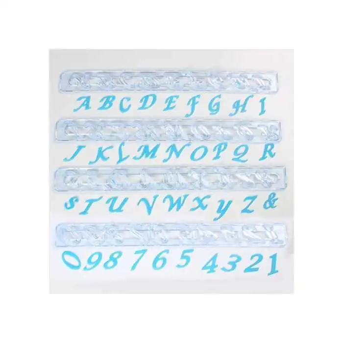 TAGLIAPASTA ALFABETO E NUMERI MAIUSCOLO ITALIC TAPPITS FMM