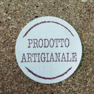 STICKERS ADESIVI PRODOTTO ARTIGIANALE (10PZ)