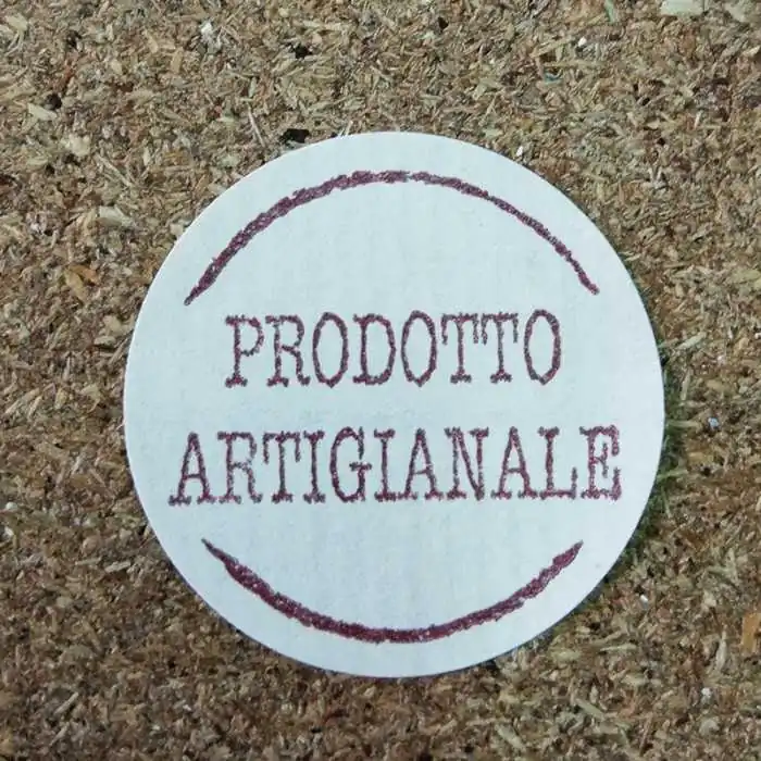 STICKERS ADESIVI PRODOTTO ARTIGIANALE (10PZ)