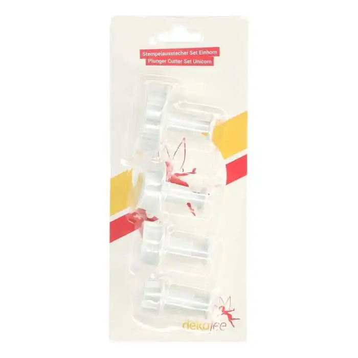 TAGLIAPASTA UNICORNO CUPCAKE STELLE (4PZ) DEKOFEE
