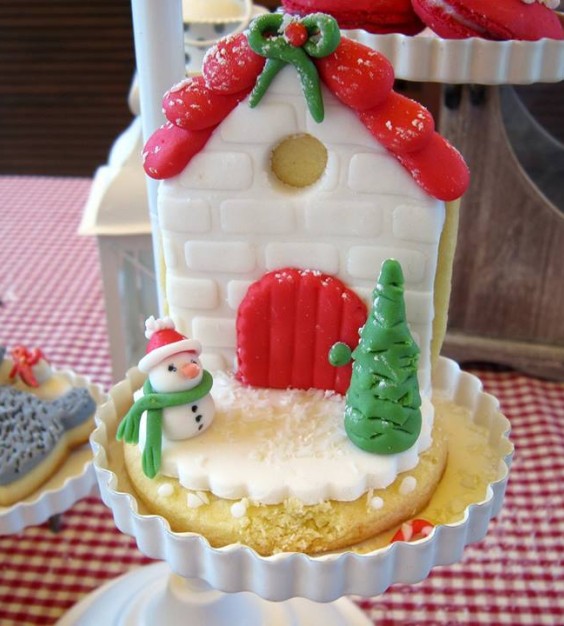 Segnaposto di pasta frolla per il prossimo Natale