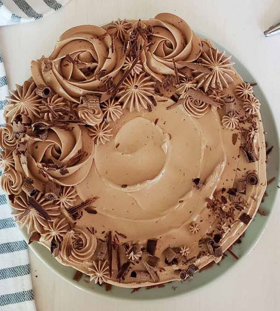 Crema al burro meringata al cioccolato